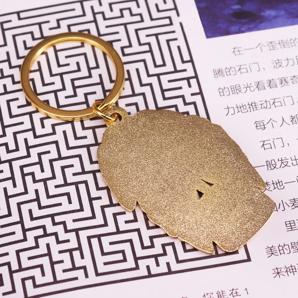 begonia plant keychain botanical bag charm detail product view