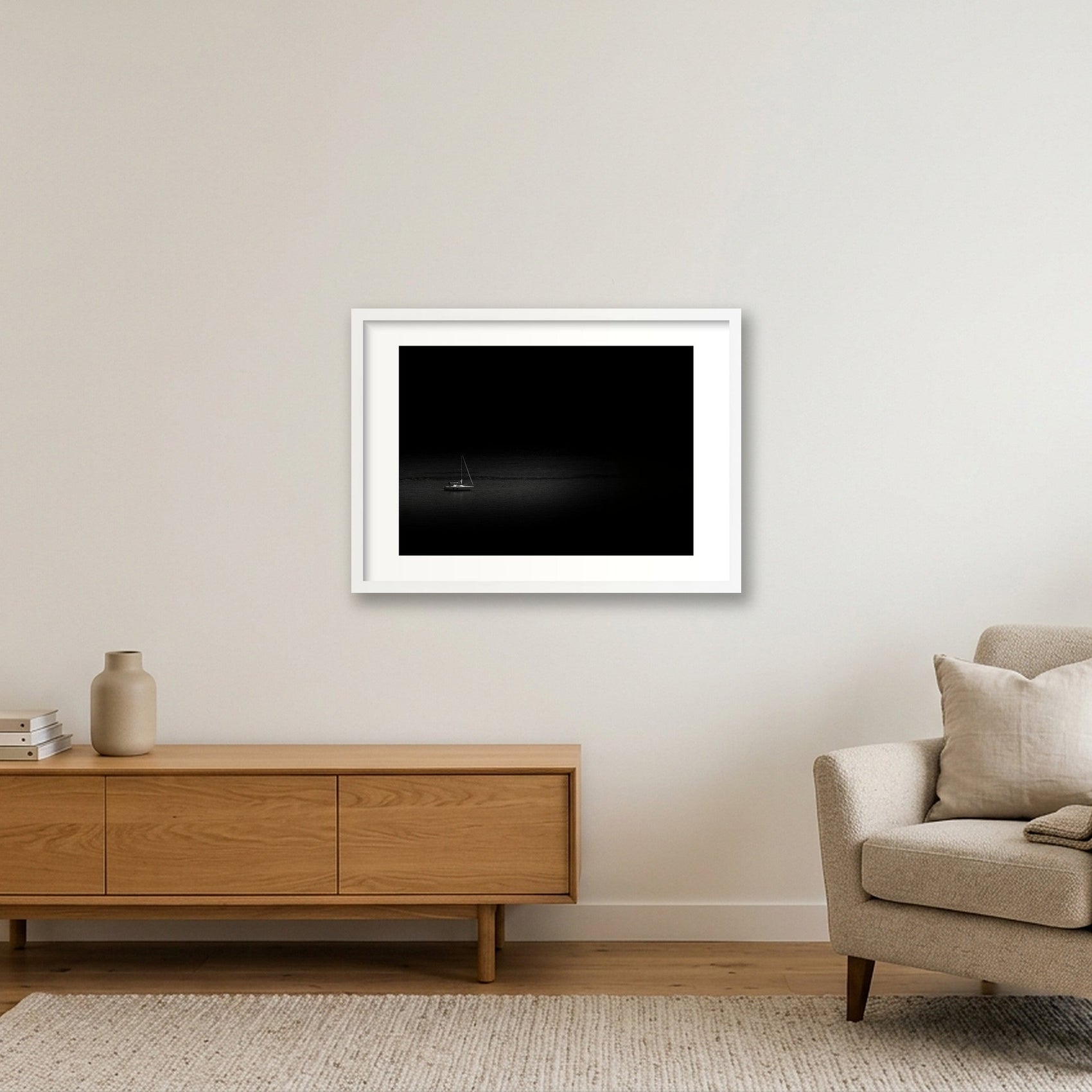 1815 — 59×42cm, 23×17" White Frame