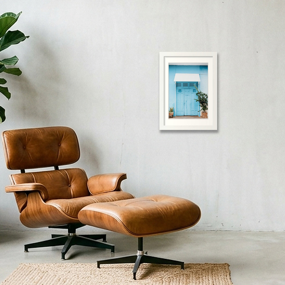 1247 — A4 (21×30cm, 8×12") White Frame