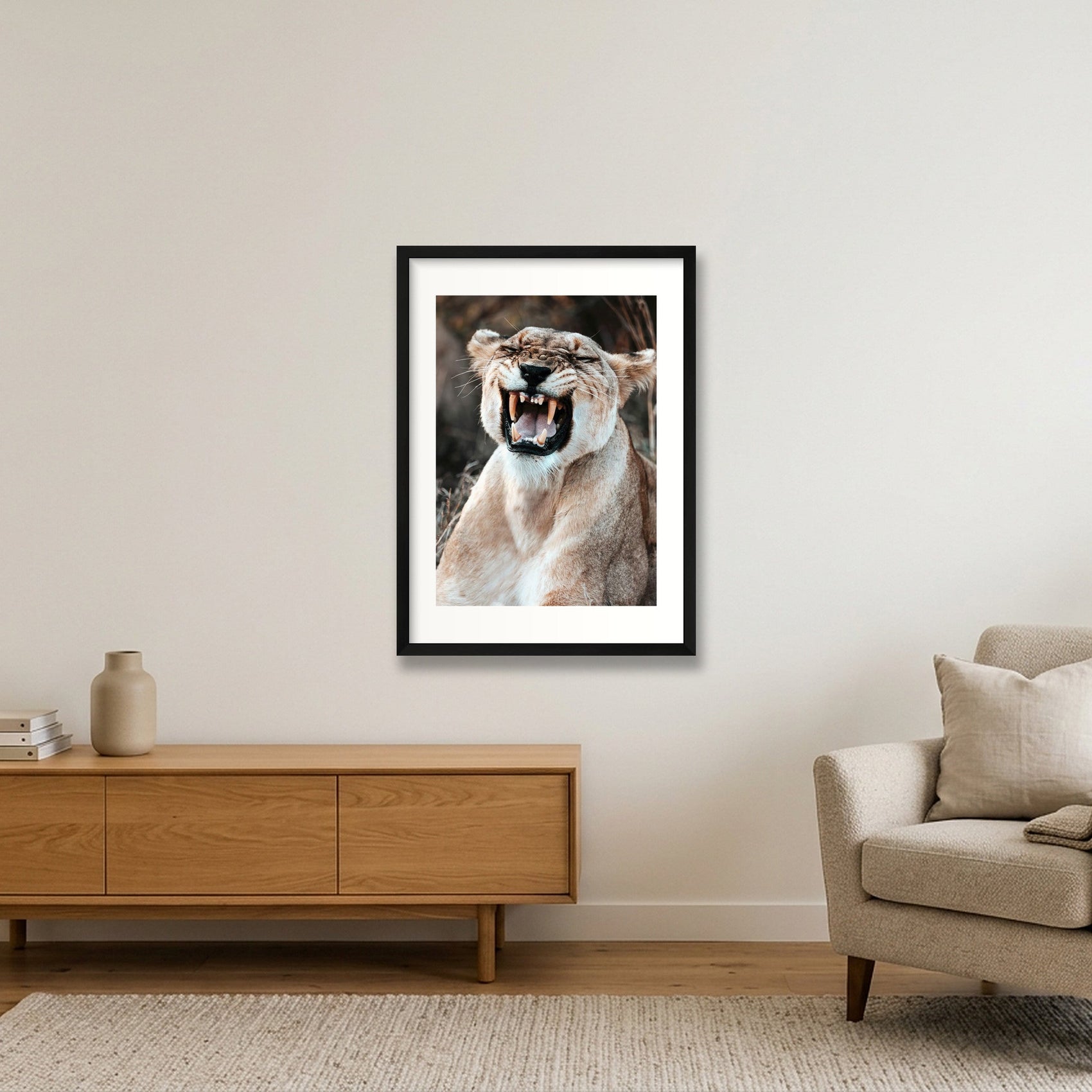 1808 — 42×59cm, 17×23" Black Frame