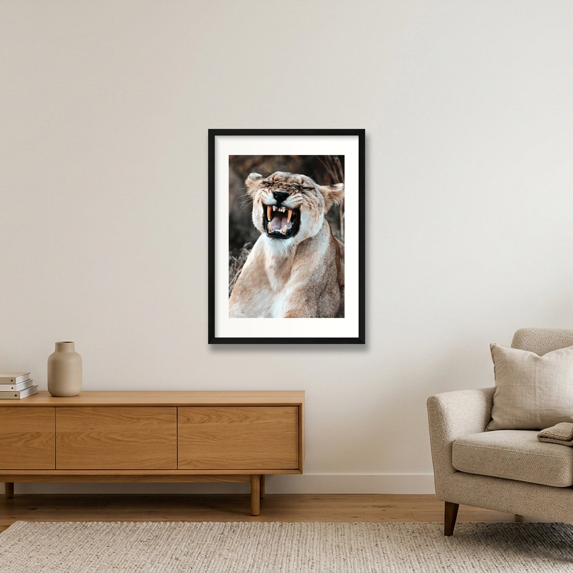 1808 — 42×59cm, 17×23" Black Frame