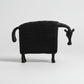black armour horse resin sculpture alternate product view