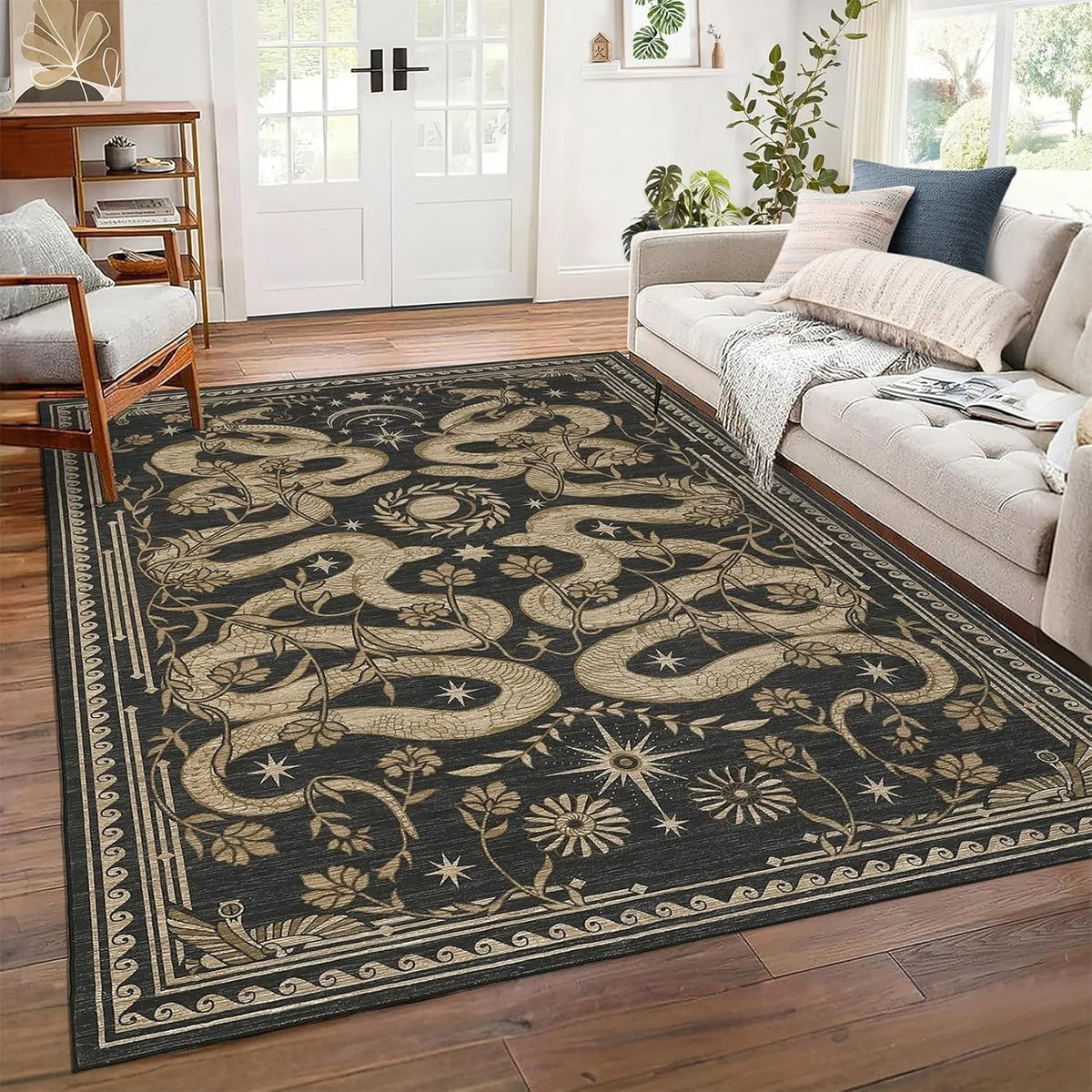 black snake rug alternate product view