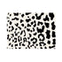 black white leopard rug plush animal print carpet alternate product view