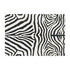 black white zebra rug product view 8
