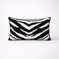zebra stripe lumbar cushion cover main product view