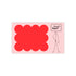 Bold and Creative Memo Pad Red and Pink Wavy Post It Notes Pad Wave Design Modern Stationery