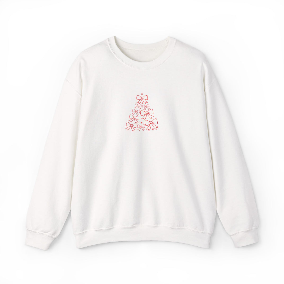Bow Tree Sweatshirt Gift For Aunt Christmas Crewneck Present For Niece Coquette Holiday Pullover – product image 5