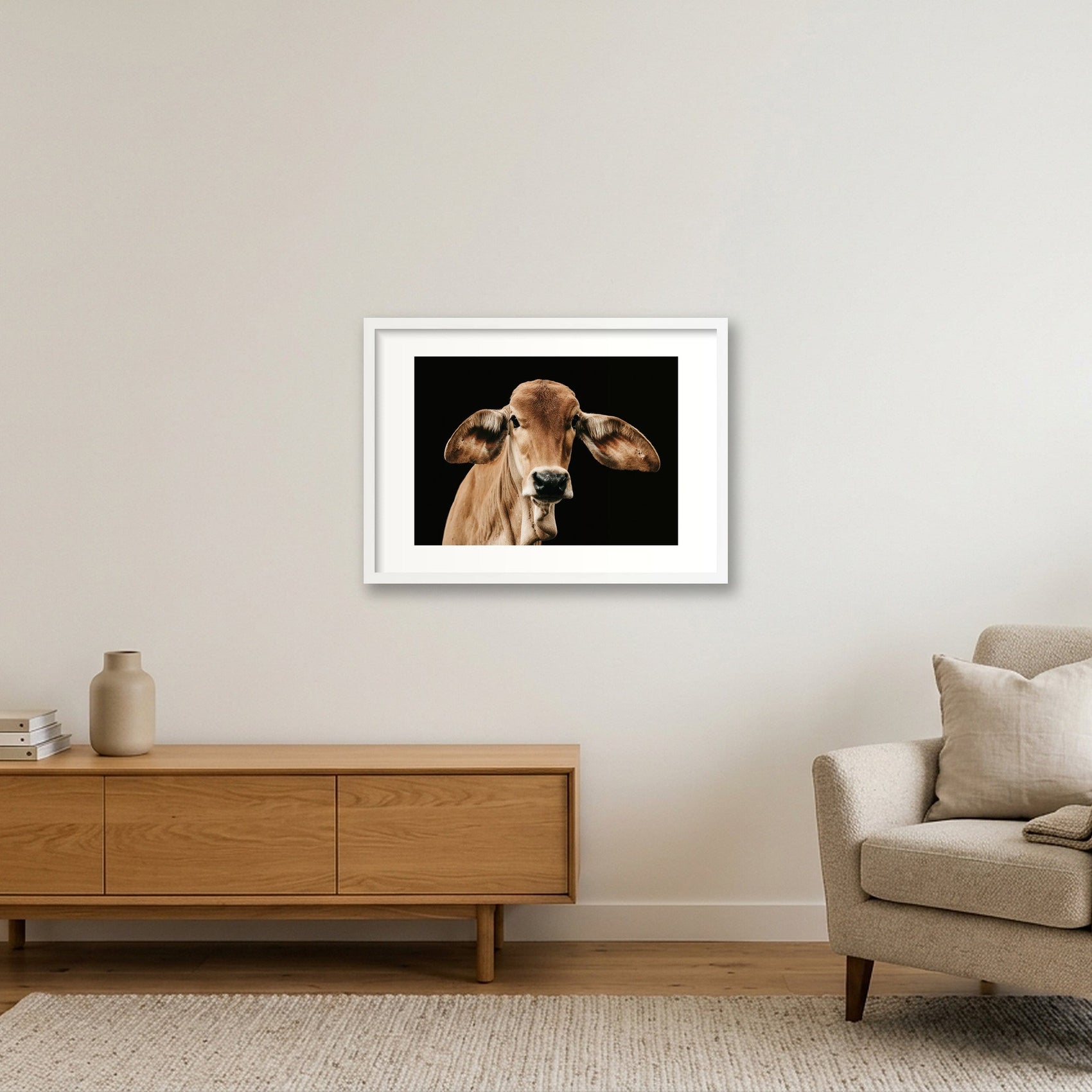 1371 — 59×42cm, 23×17" White Frame