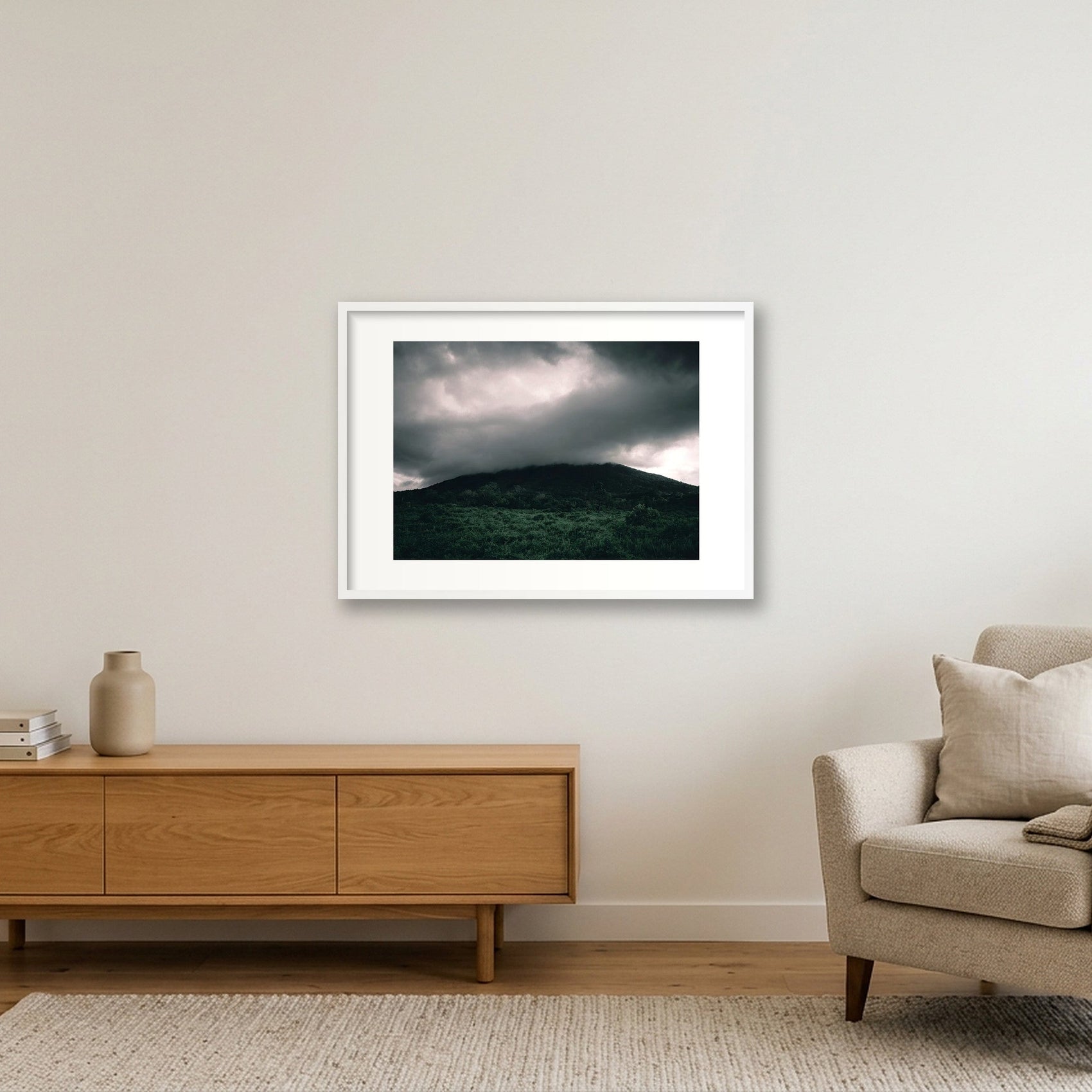 1395 — 84×59cm, 33×23" White Frame