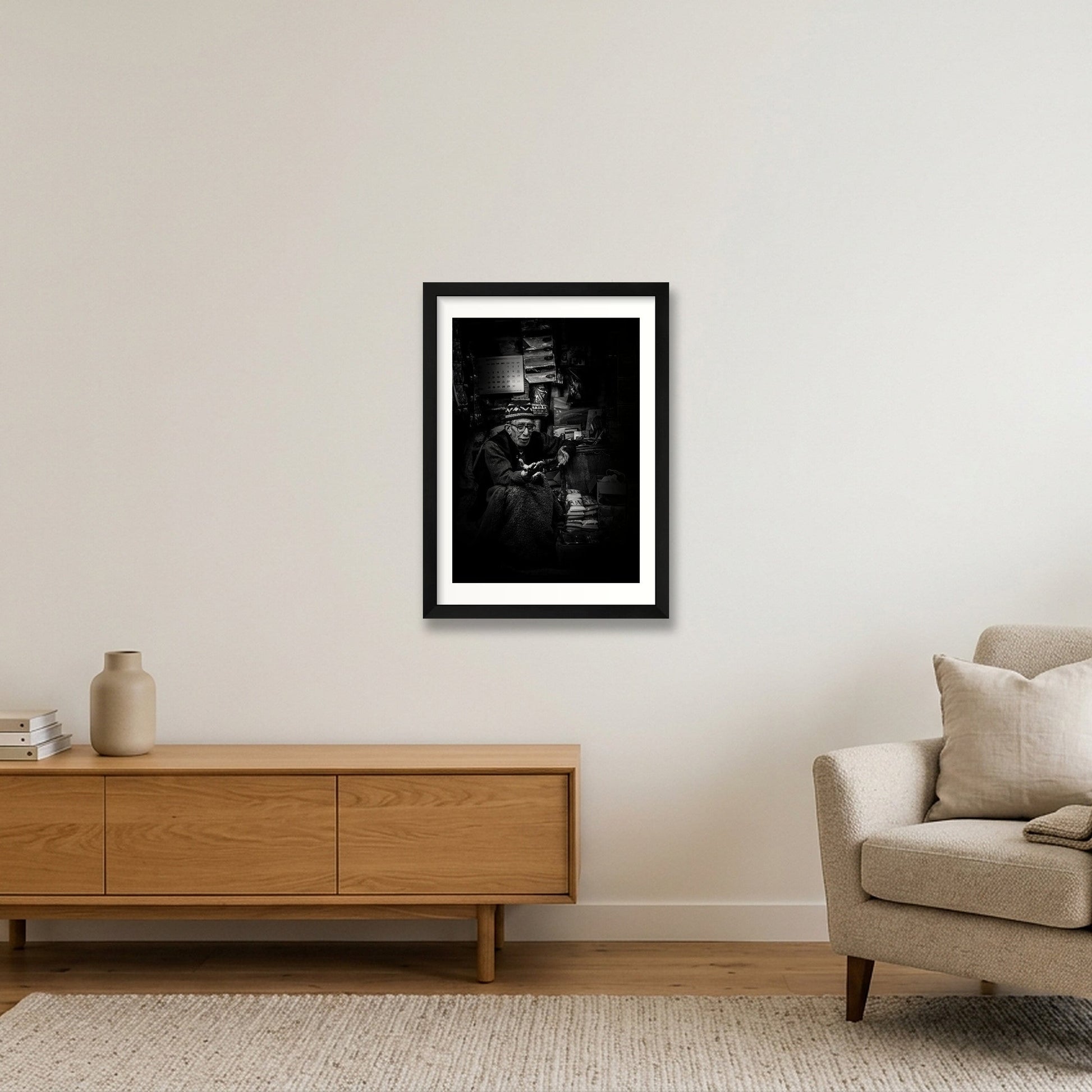 1864 — A3 (30×42cm, 12×17") Black Frame