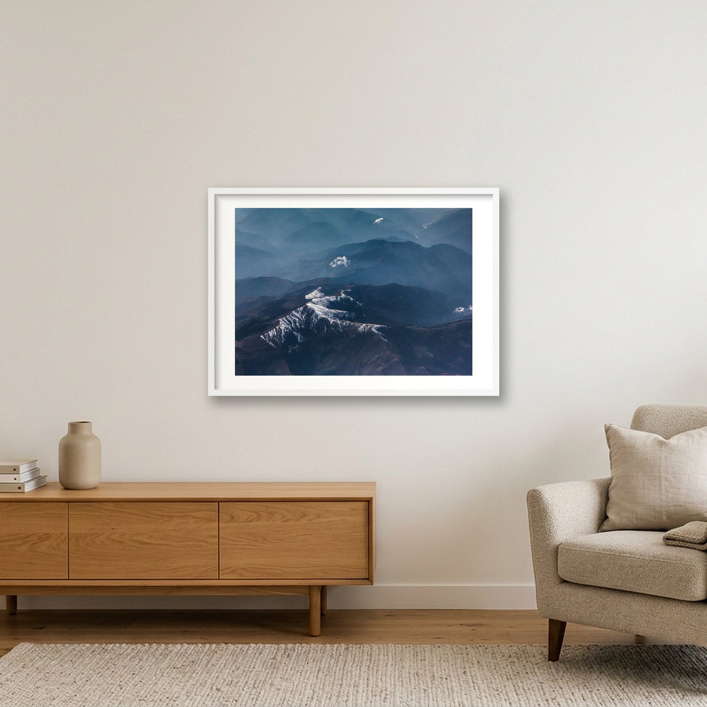97 — 84×59cm, 33×23" White Frame