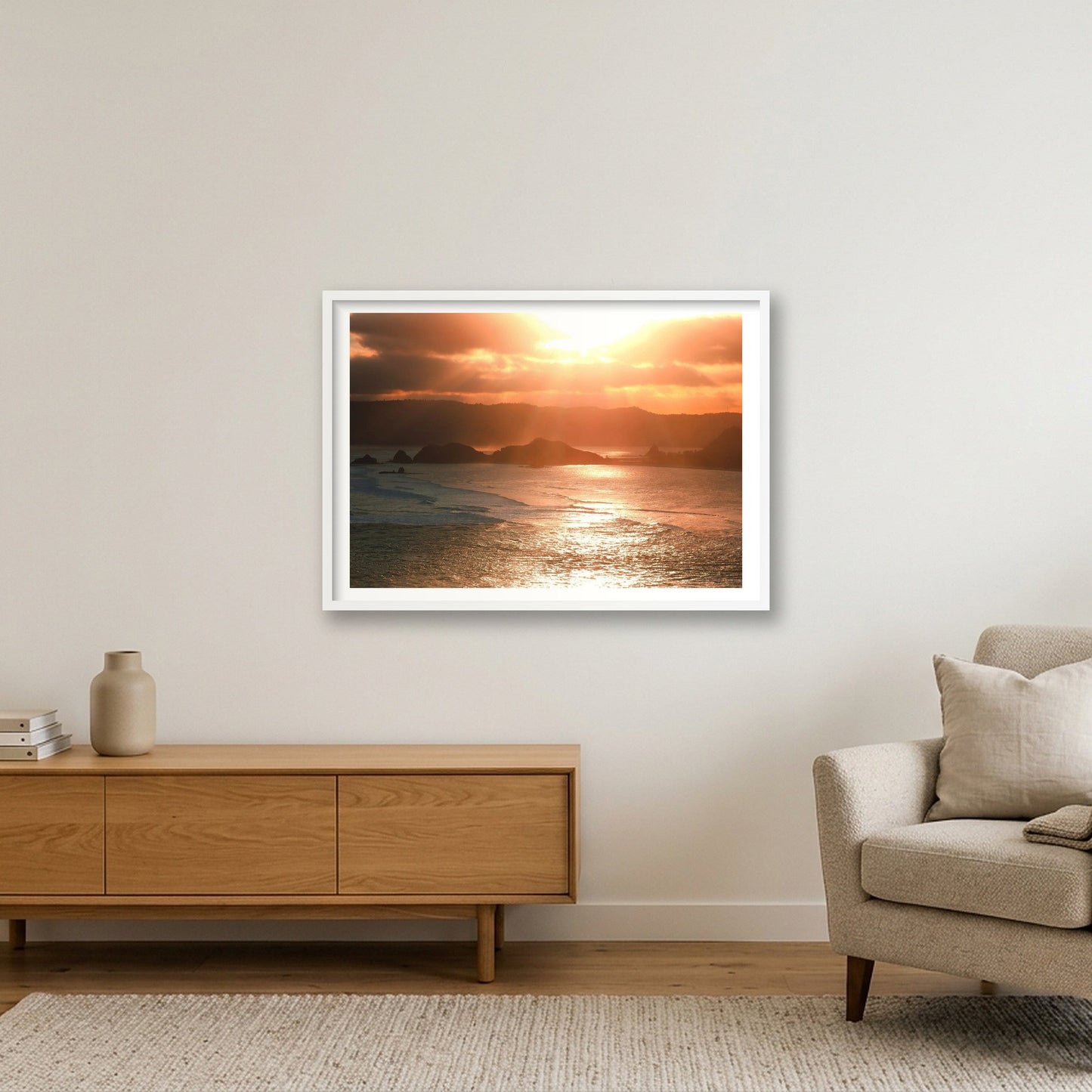 1821 — 84×59cm, 33×23" White Frame