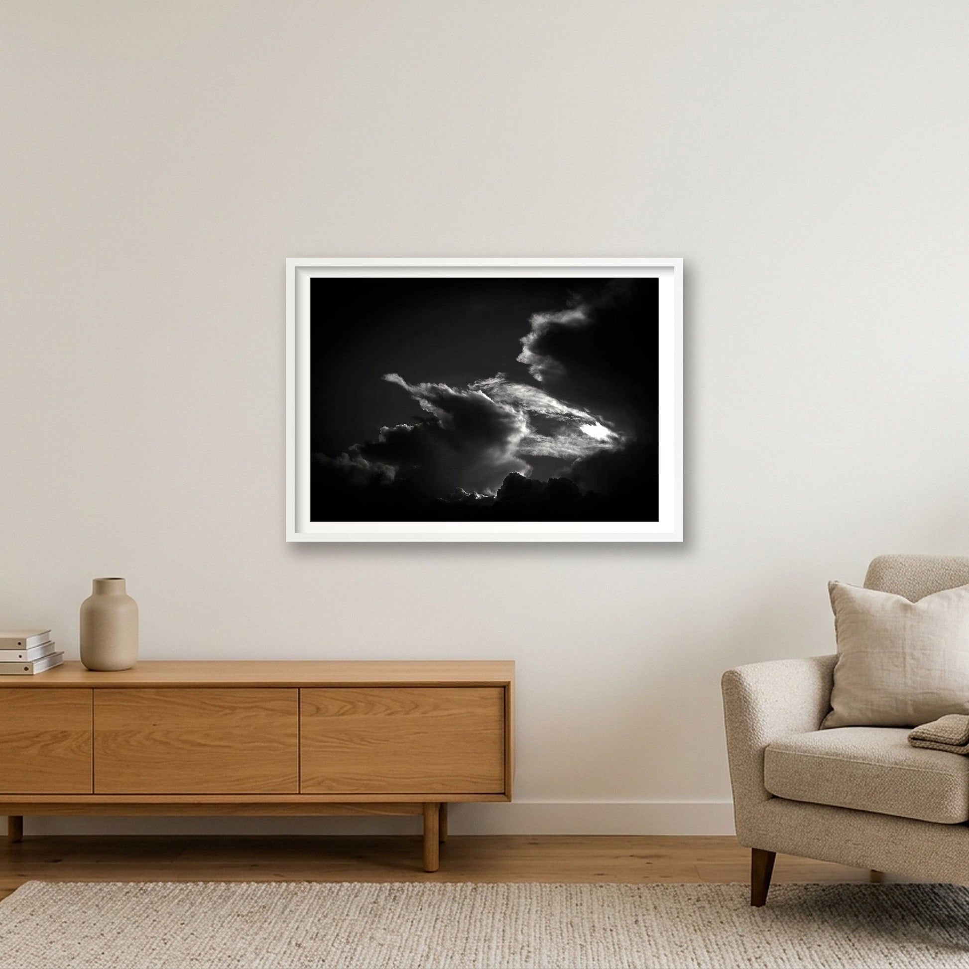 417 — 84×59cm, 33×23" White Frame