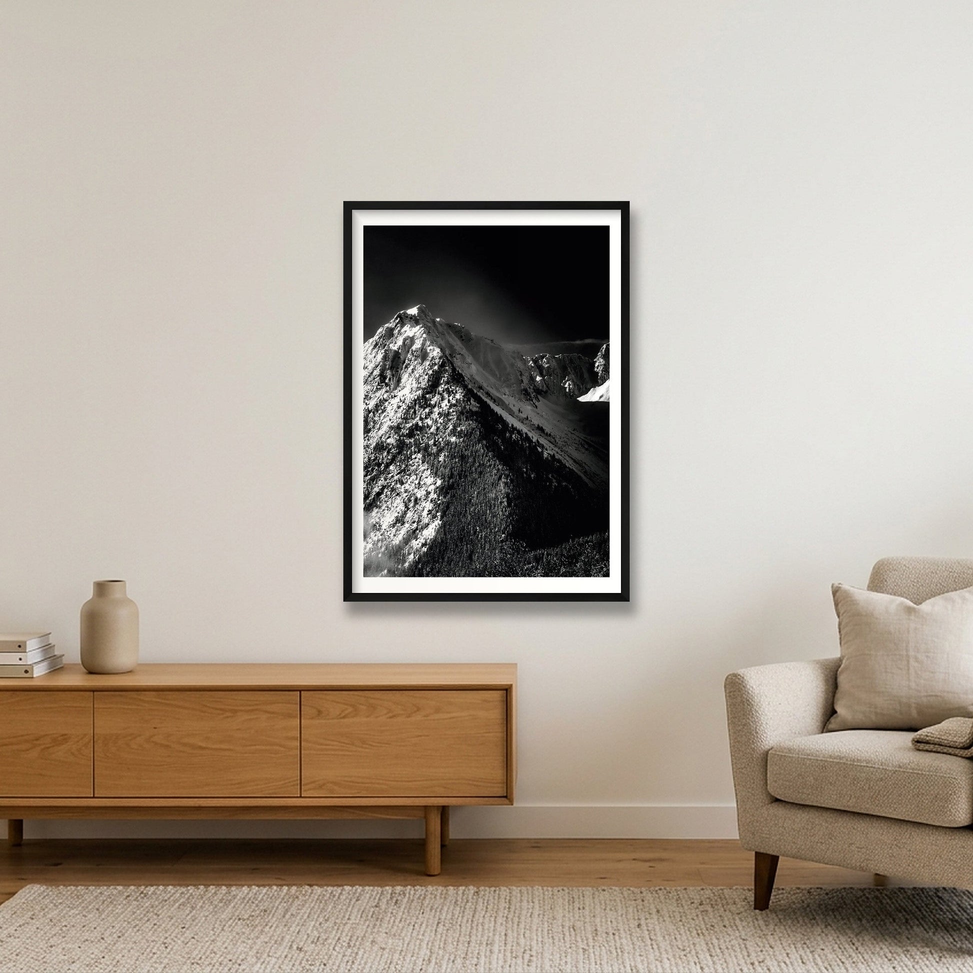 438 — 59×84cm, 23×33" Black Frame