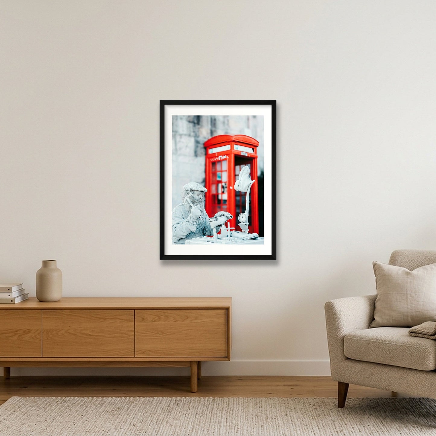 445 — 42×59cm, 17×23" Black Frame
