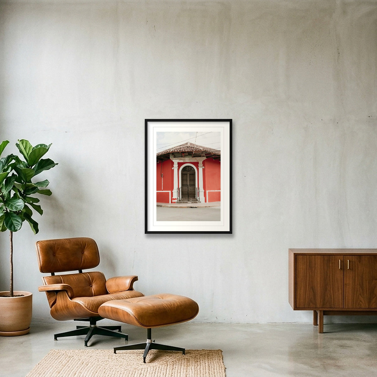 1233 — 60×80cm, 24×31" Black Frame
