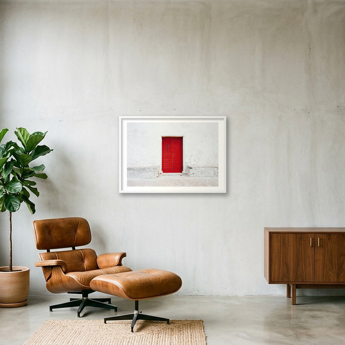 148 — 84×59cm, 33×23" White Frame