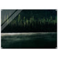 Quartz Lake misty evergreen forest #PD_310 acrylic print artwork detail