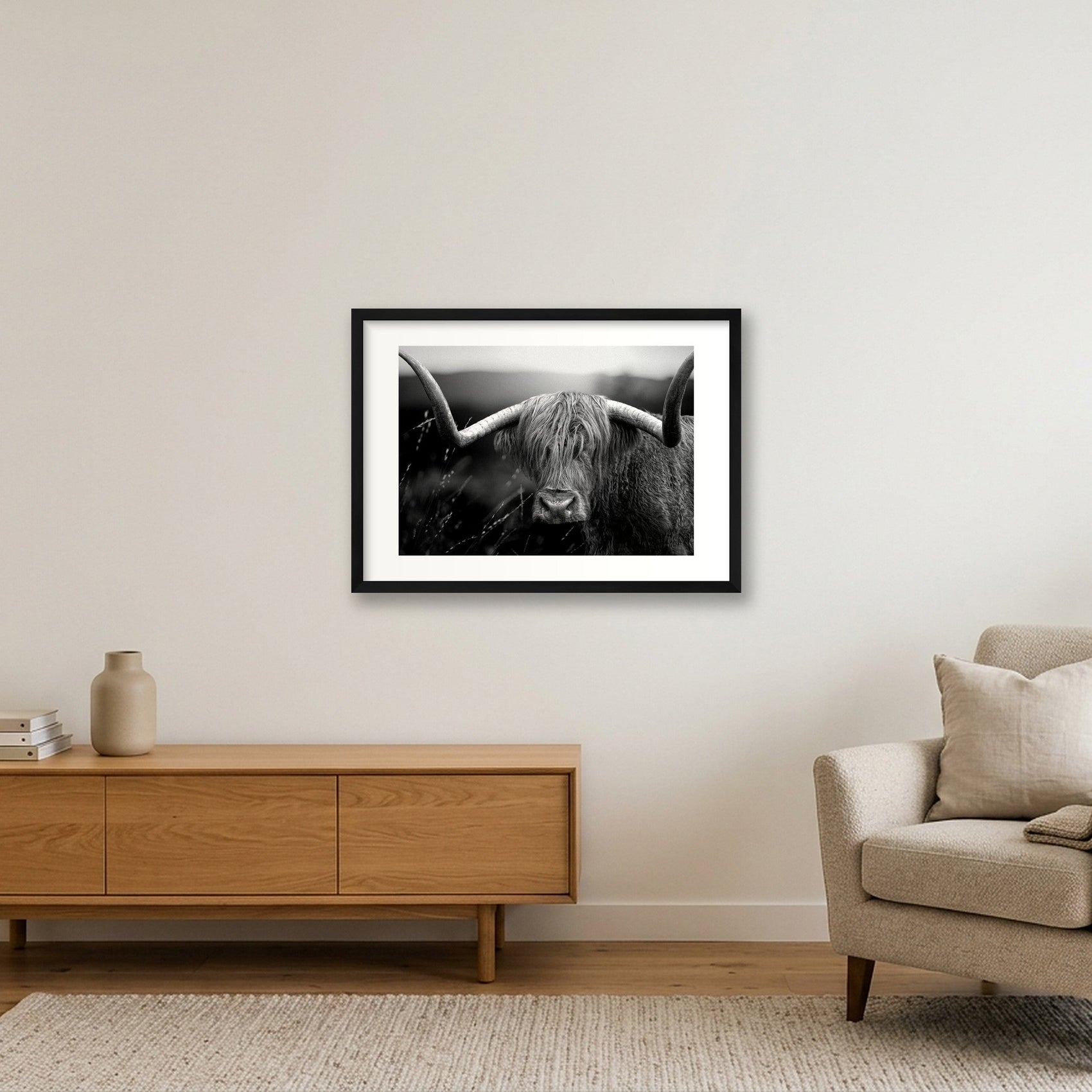1586 — 59×42cm, 23×17" Black Frame