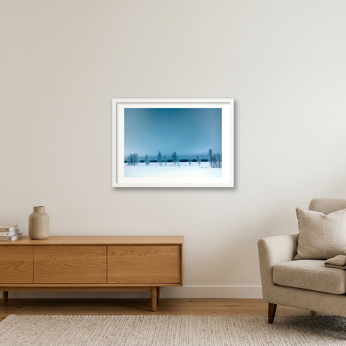 448 — 59×42cm, 23×17" White Frame