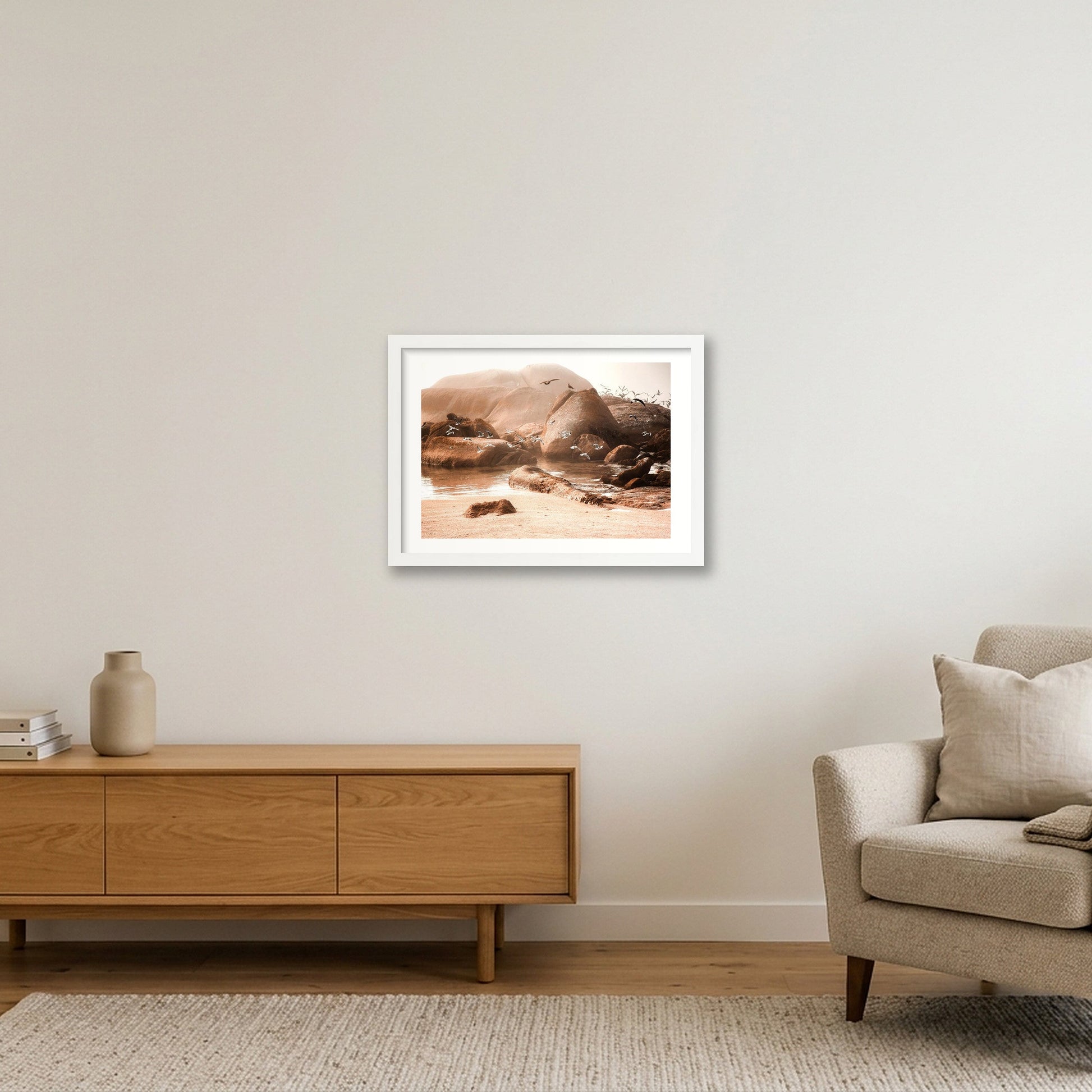 447 — A3 (42×30cm, 17×12") White Frame