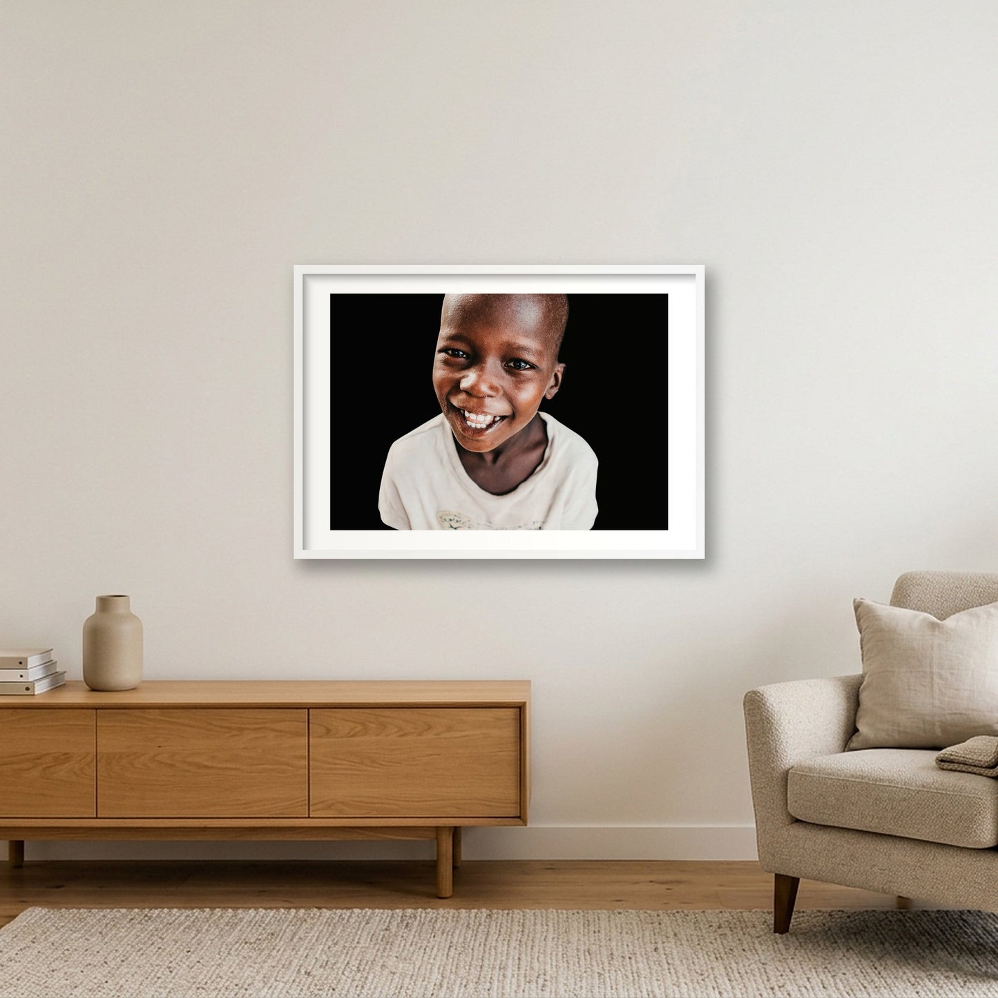 8 — 84×59cm, 33×23" White Frame