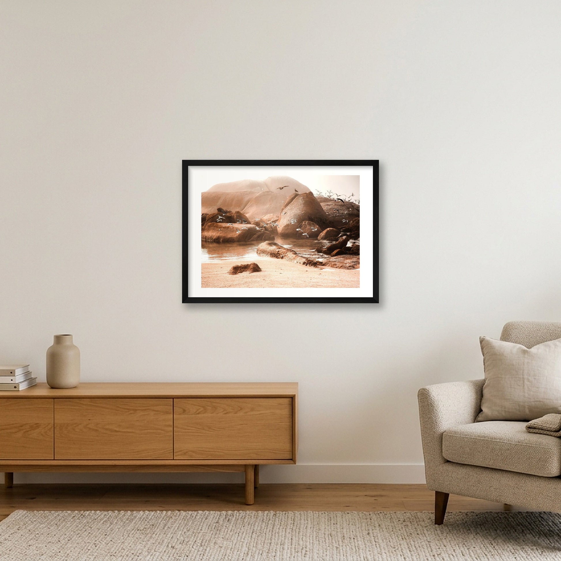 447 — 59×42cm, 23×17" Black Frame