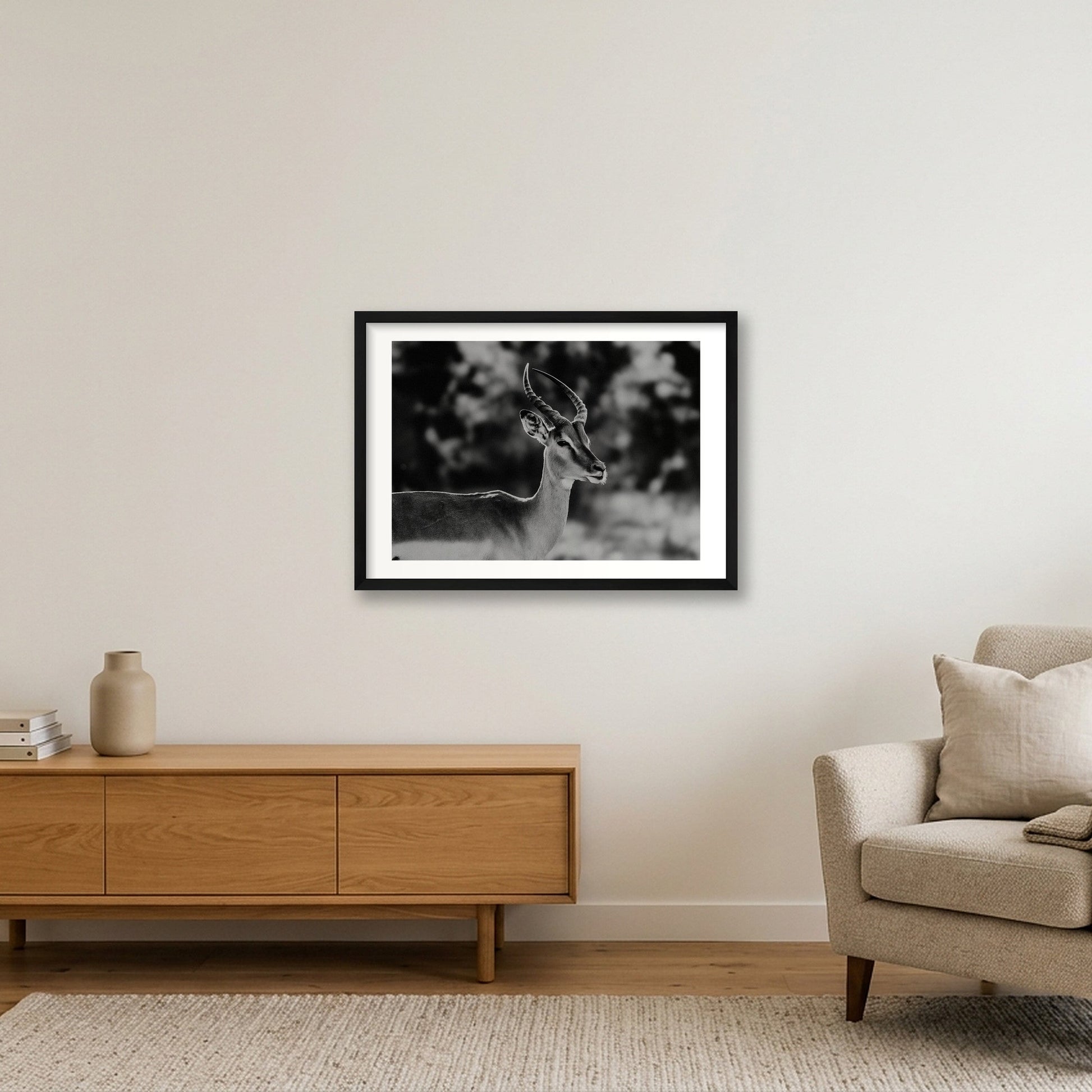 443 — 59×42cm, 23×17" Black Frame