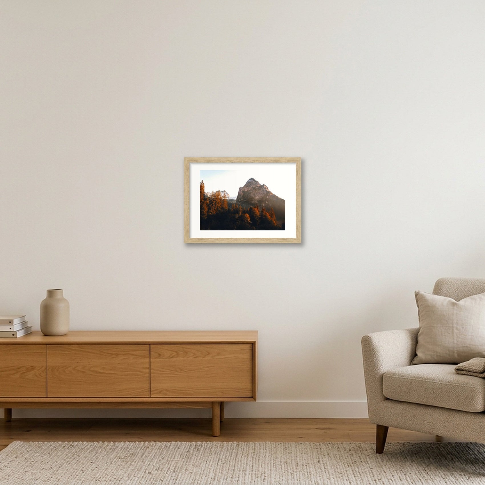 129 — A4 (30×21cm, 12×8") Oak Frame