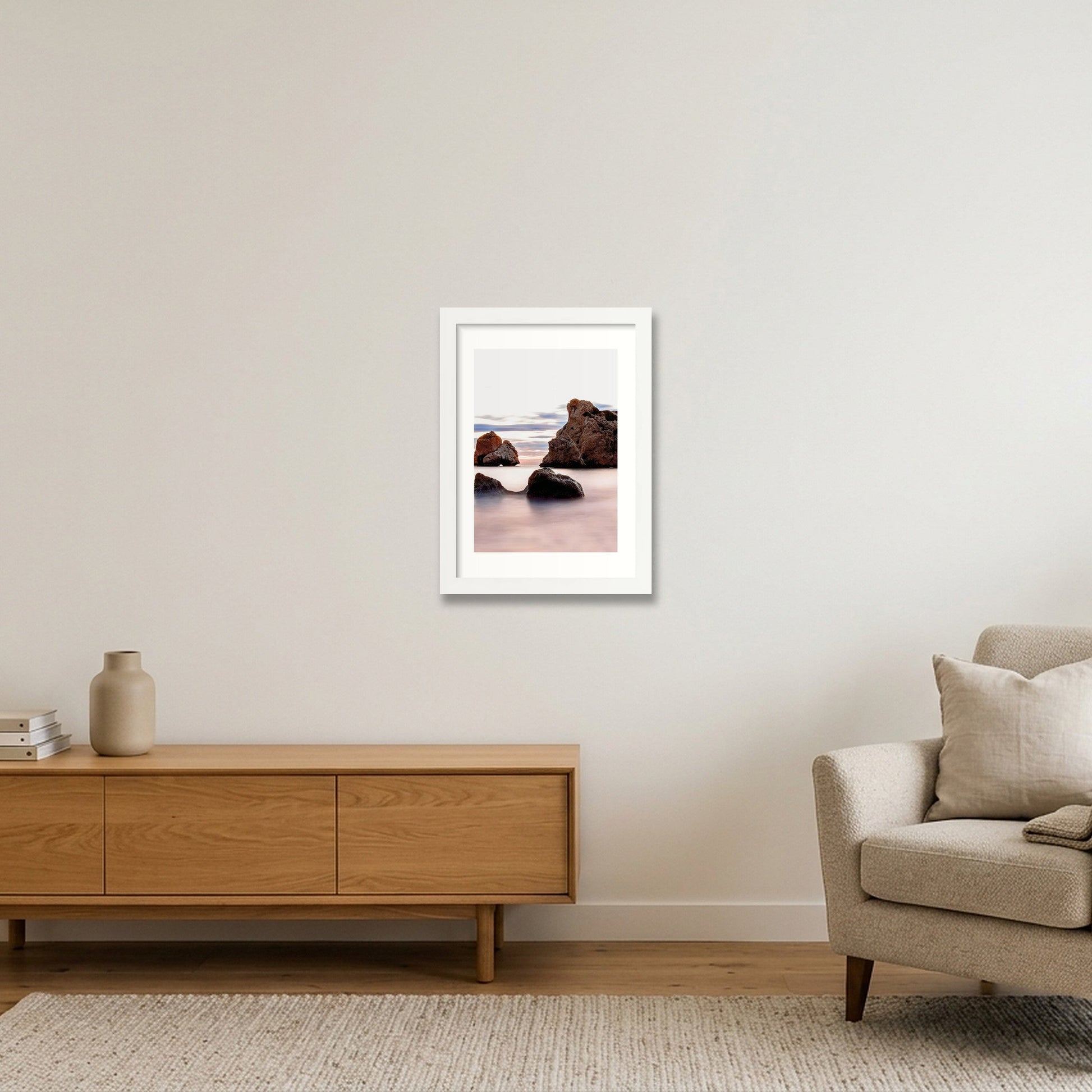 98 — A4 (21×30cm, 8×12") White Frame