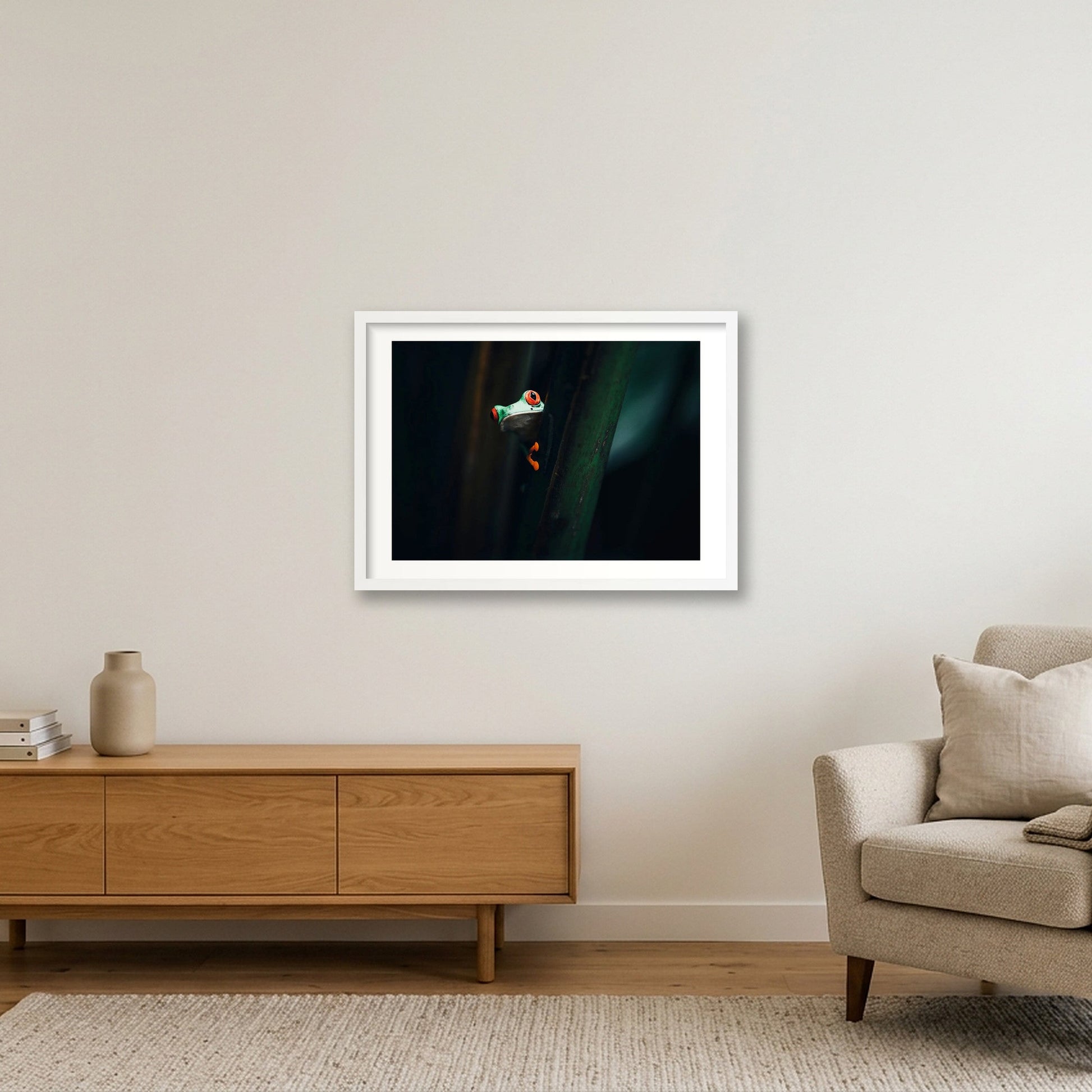501 — 59×42cm, 23×17" White Frame
