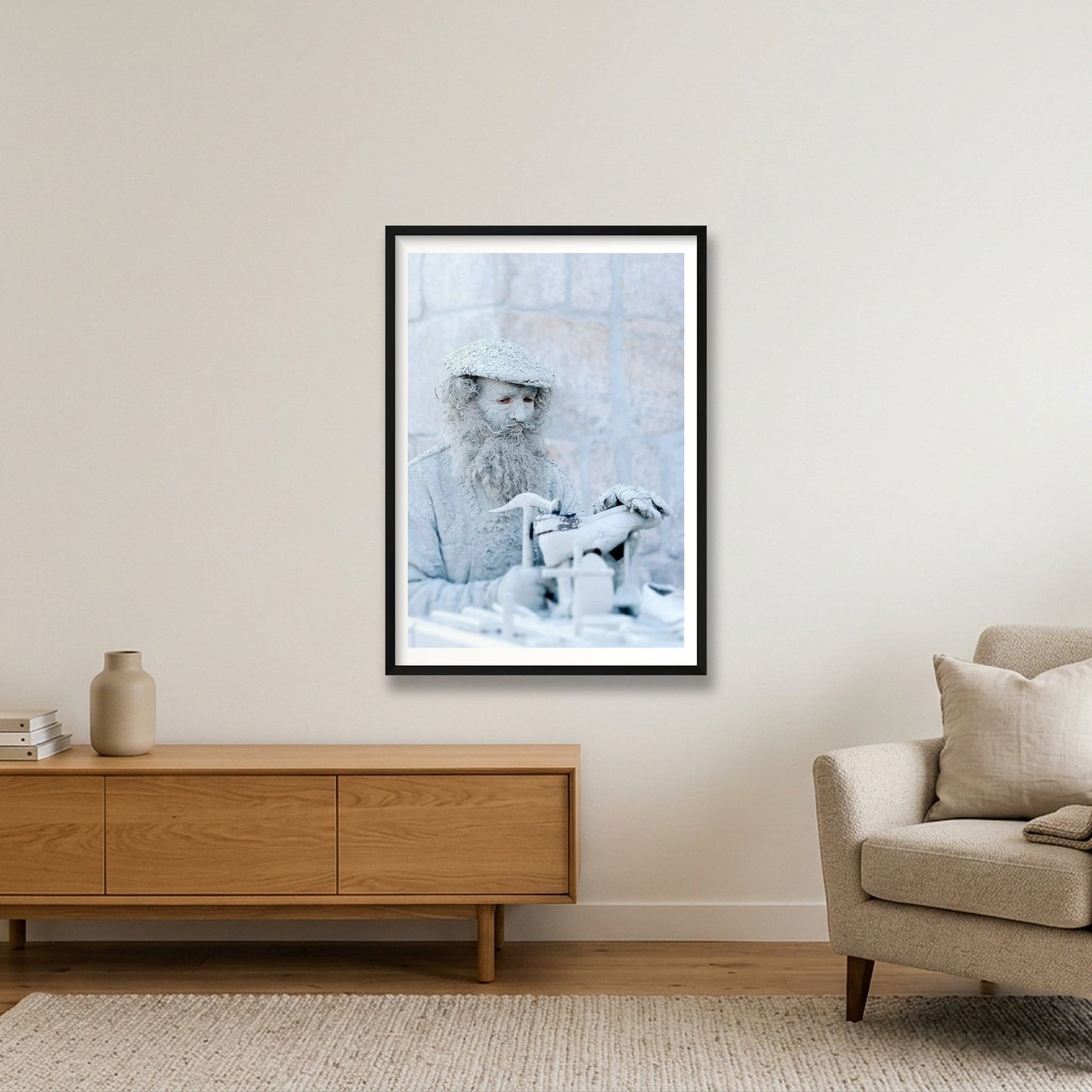 422 — 59×84cm, 23×33" Black Frame
