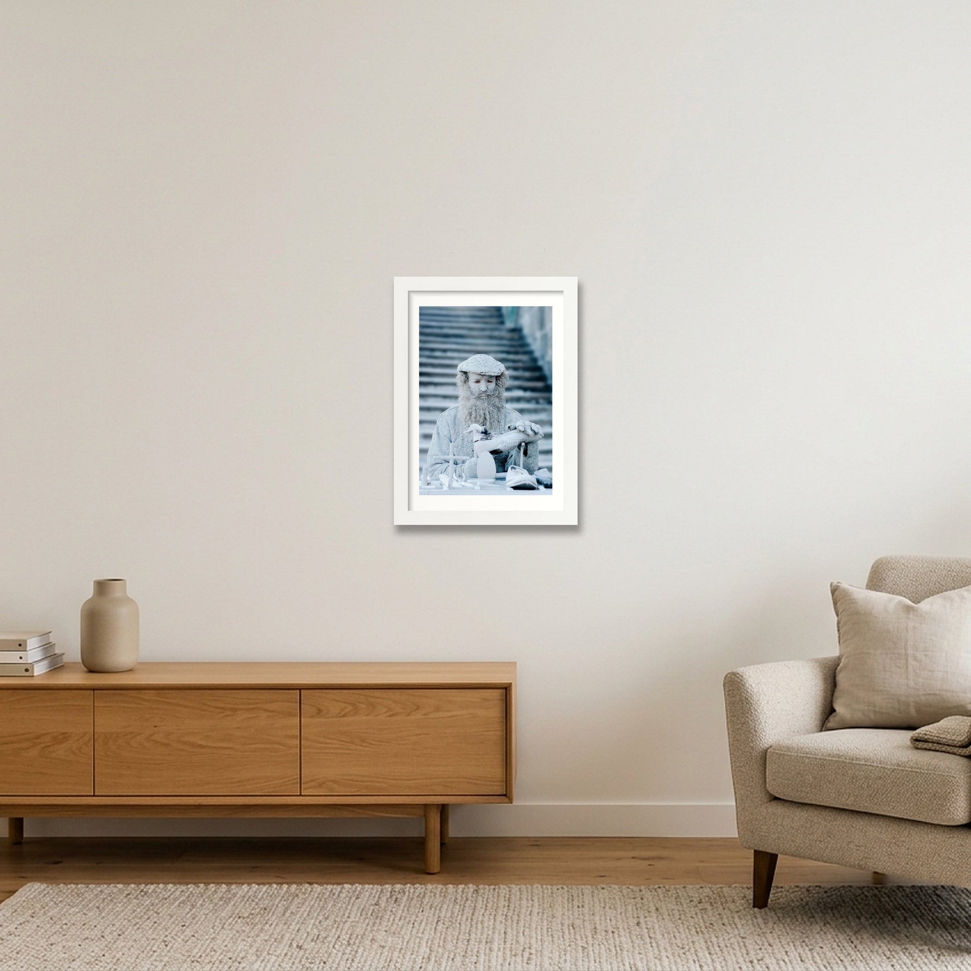 423 — A4 (21×30cm, 8×12") White Frame