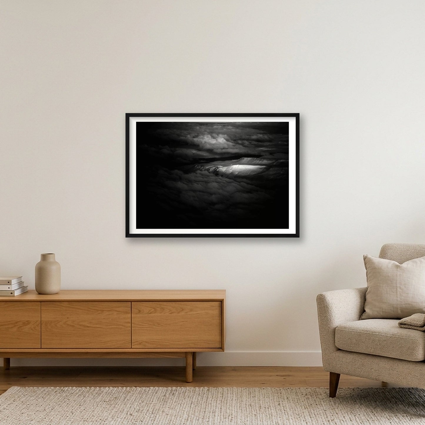 466 — 84×59cm, 33×23" Black Frame