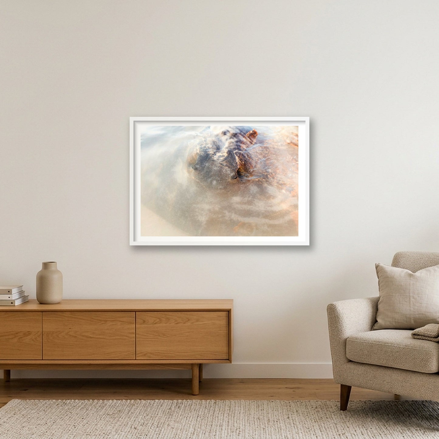 461 — 84×59cm, 33×23" White Frame