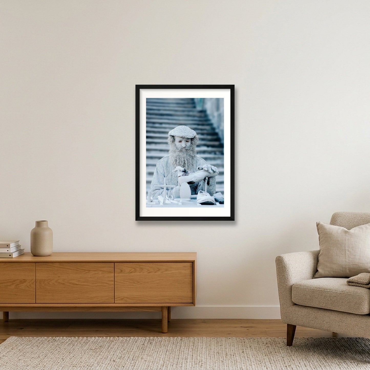 423 — 42×59cm, 17×23" Black Frame