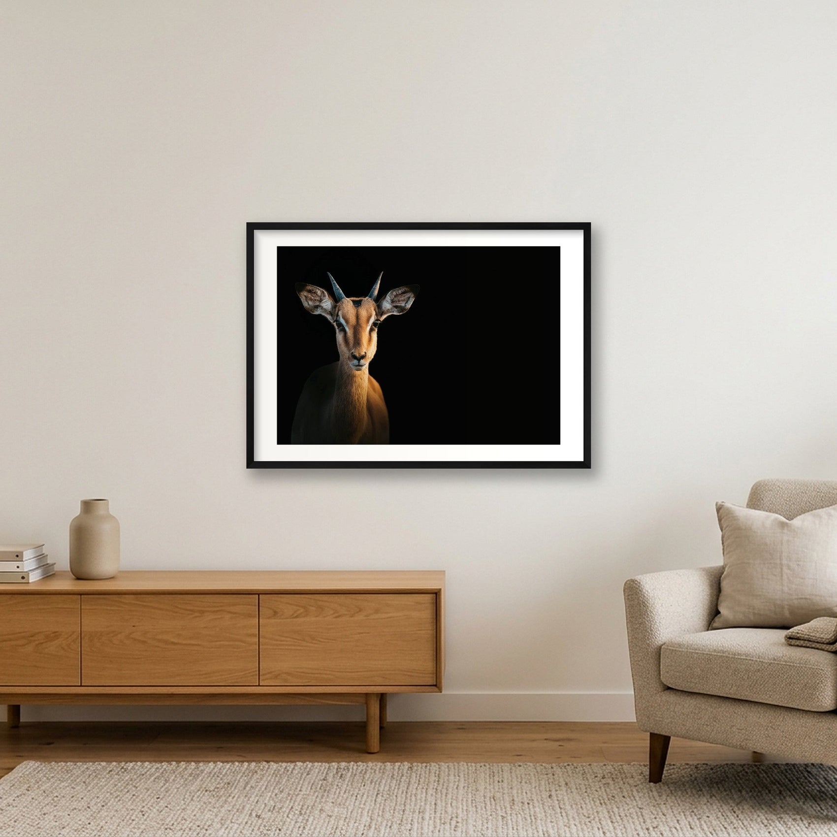 117 — 84×59cm, 33×23" Black Frame