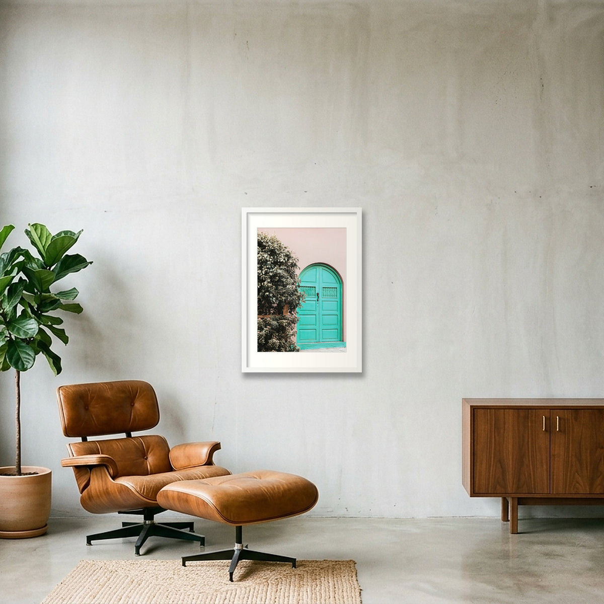 1343 — 42×59cm, 17×23" White Frame