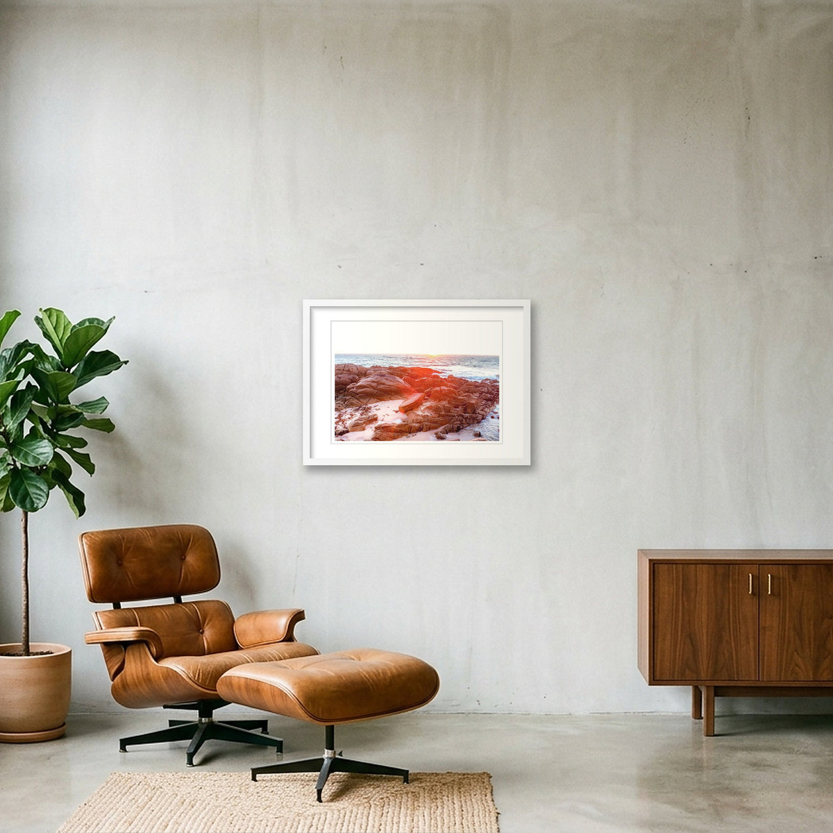 1161  — 59×42cm, 23×17" White Frame