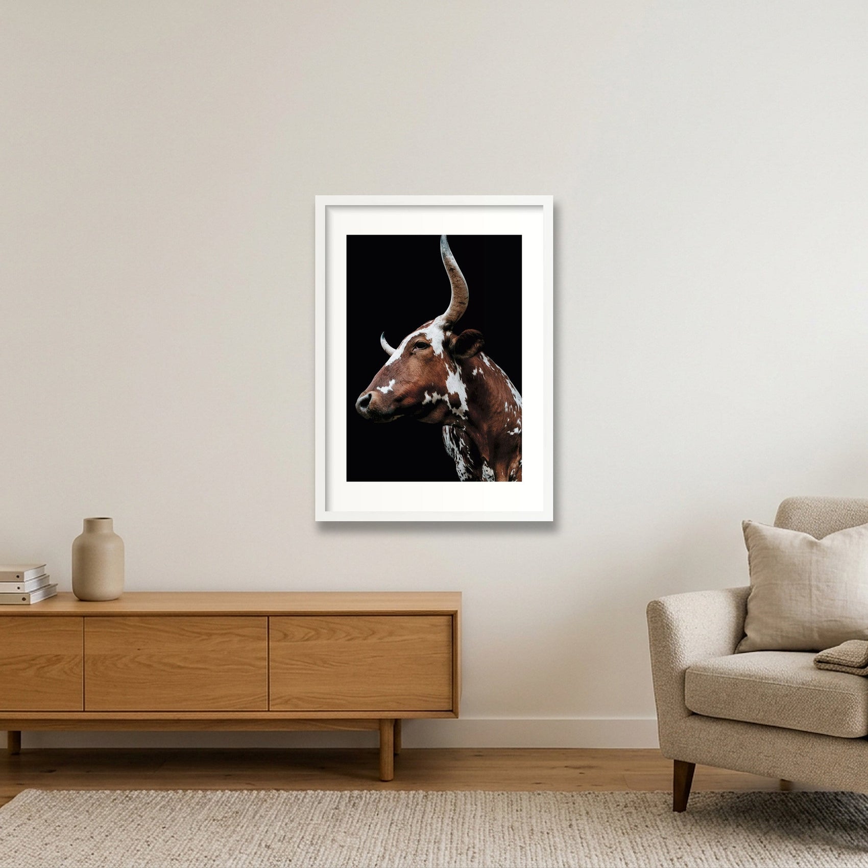 1592 — 42×59cm, 17×23" White Frame