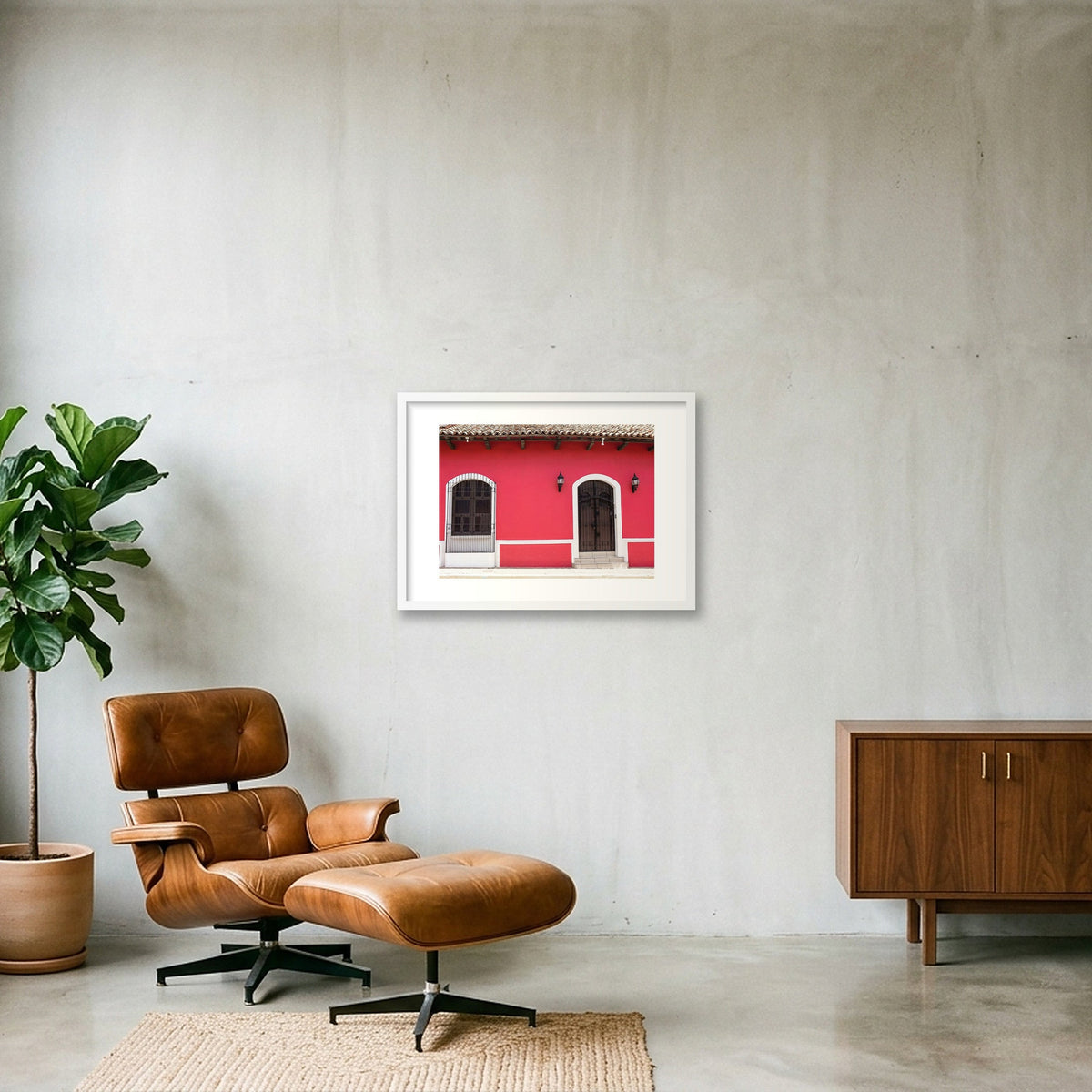 1380 — 59×42cm, 23×17" White Frame