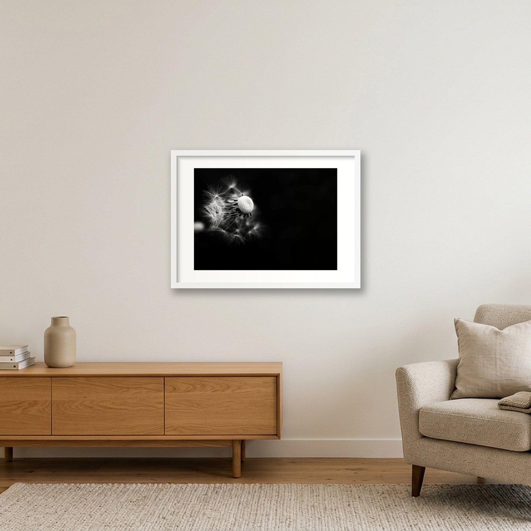 51 — 59×42cm, 23×17" White Frame