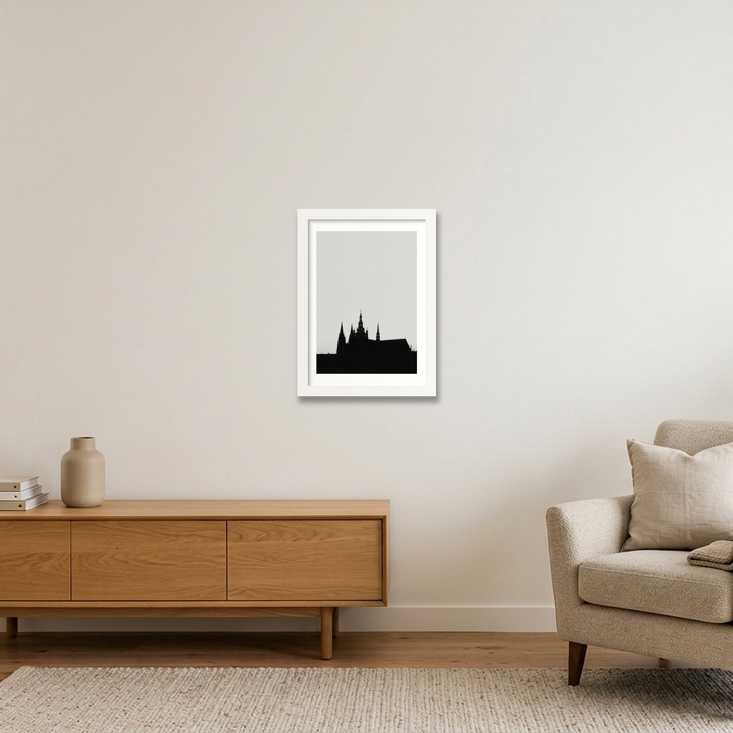 469 — A4 (21×30cm, 8×12") White Frame