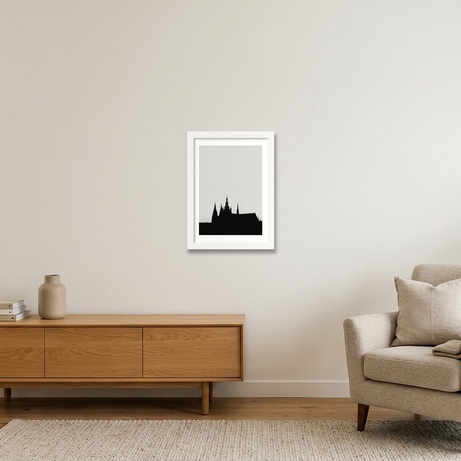 469 — A4 (21×30cm, 8×12") White Frame