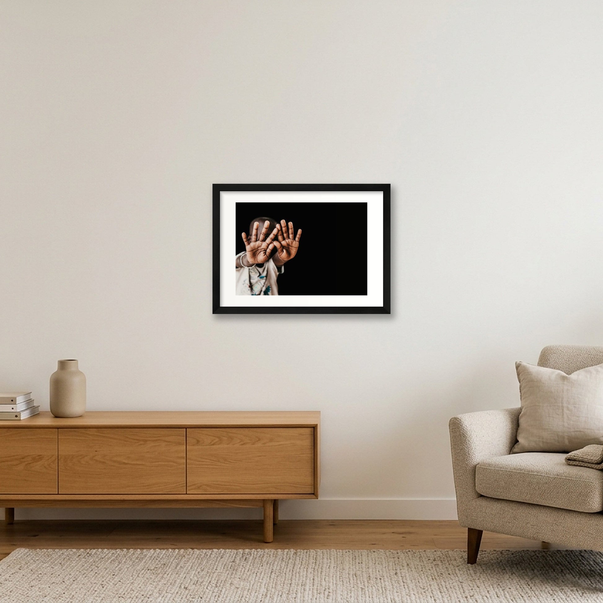 131  — A3 (42×30cm, 17×12") Black Frame