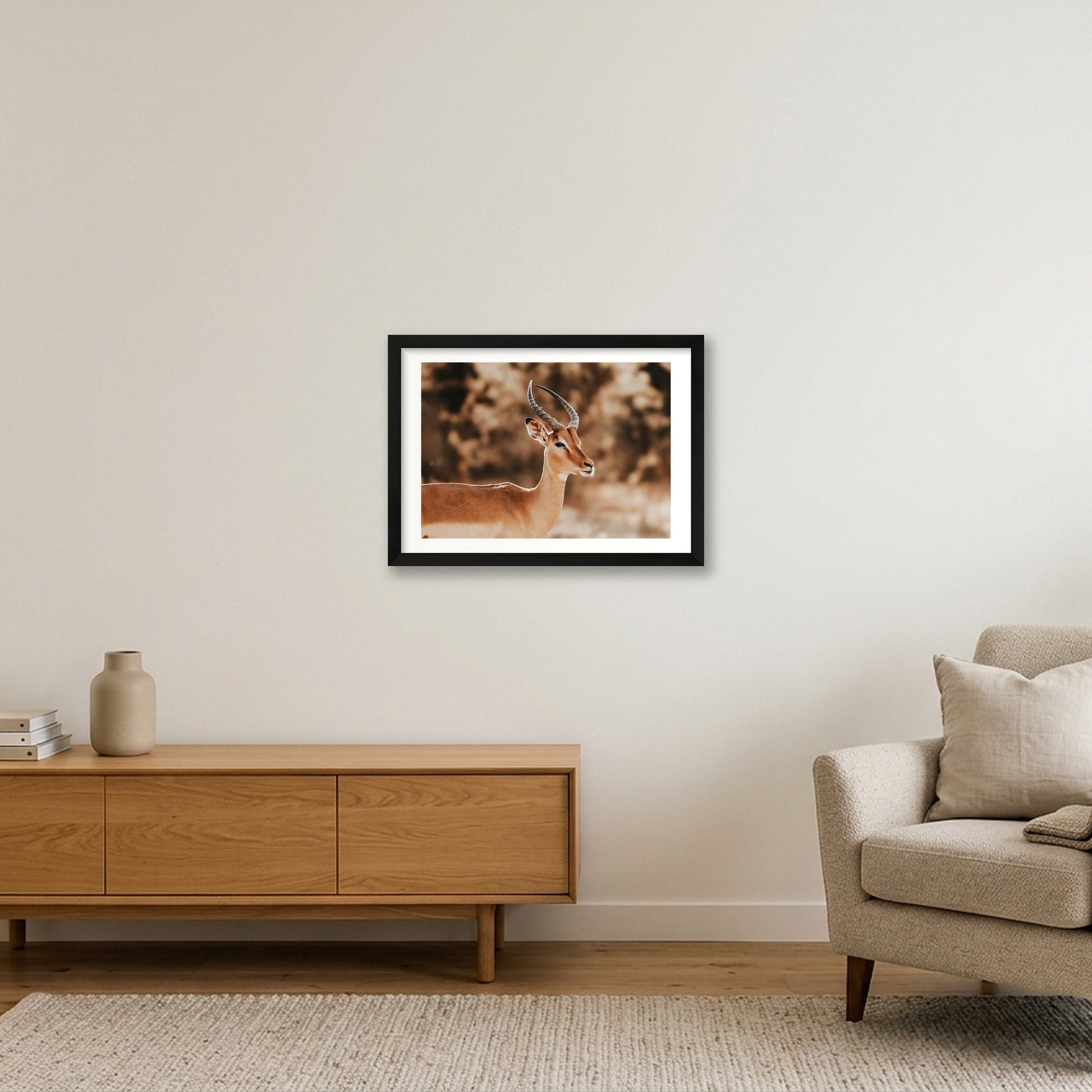 444 — A3 (42×30cm, 17×12") Black Frame