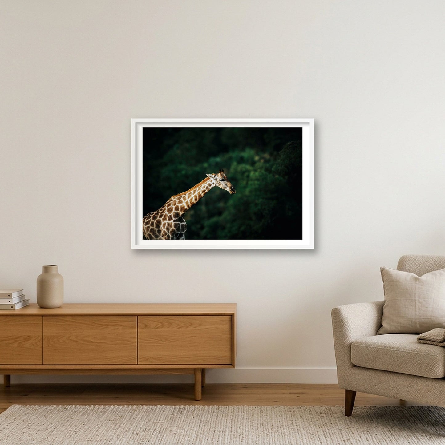 433 — 84×59cm, 33×23" White Frame