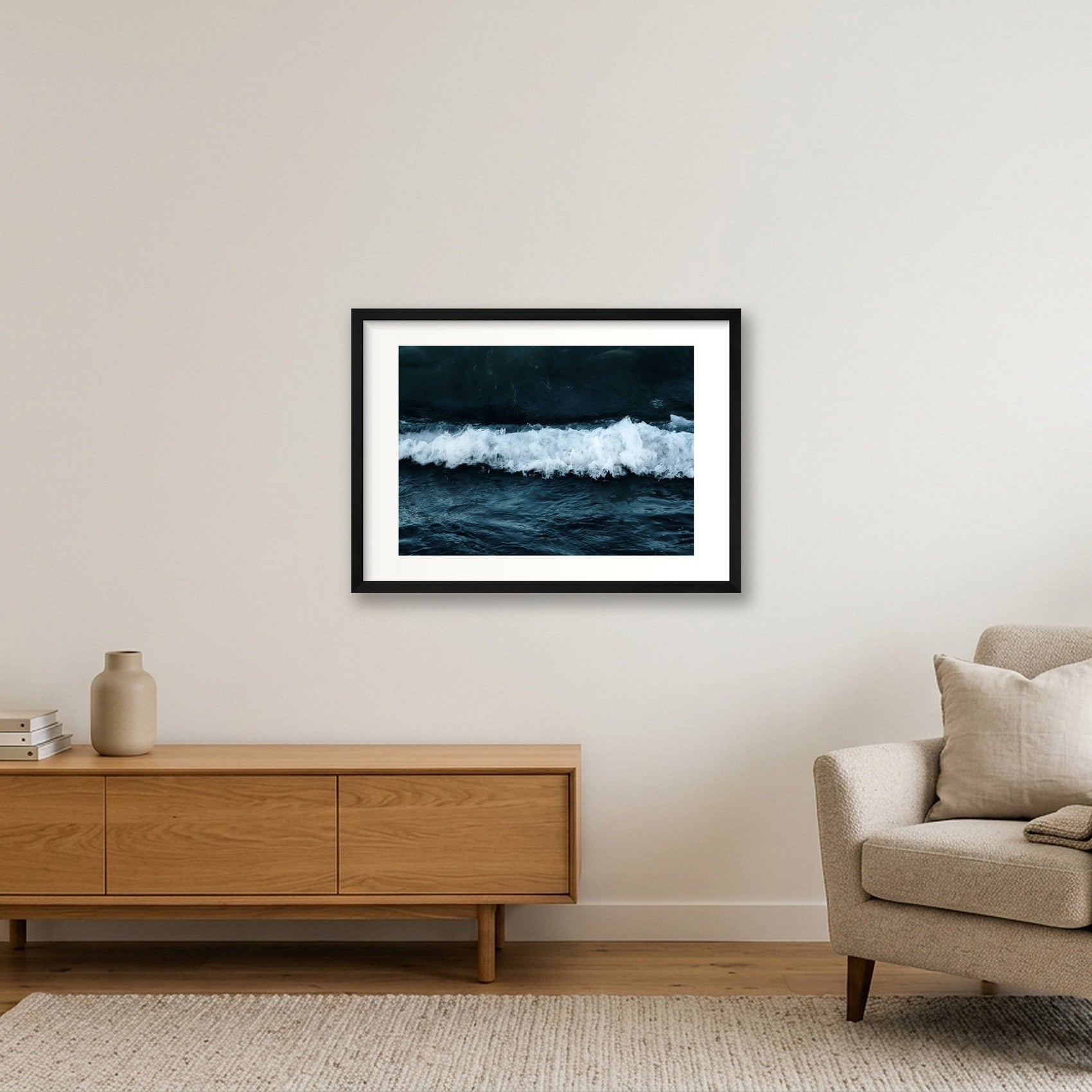 1820 — 59×42cm, 23×17" Black Frame