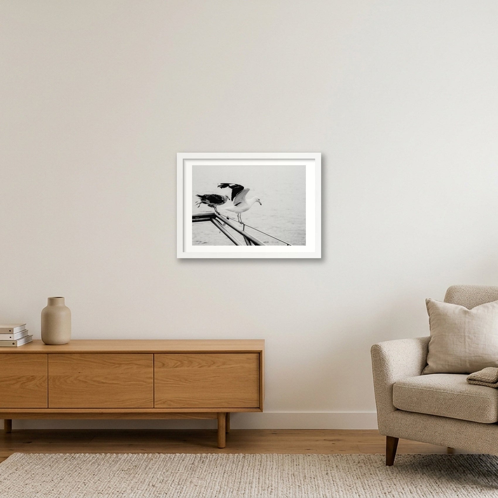 494 — A3 (42×30cm, 17×12") White Frame